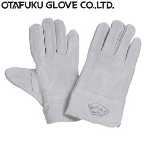 牛床革手袋 ユニワールド 鳳凰 内綿赤革手 KS475 総革製 : 作業服 安全