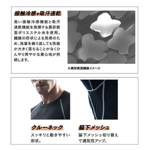 冷感インナー メンズ 夏 おたふく手袋 夏用イ...の詳細画像2