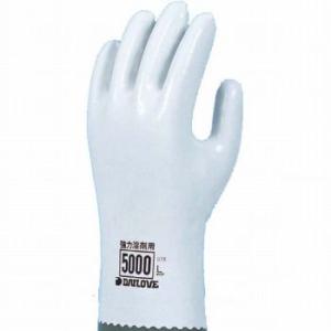 ポリウレタン手袋 ダイローブ ダイヤゴム ダイローブ 裏地付耐溶剤 強力溶剤用手袋 [10双入] 5000 ゴム手袋 裏布あり｜mamoru-k