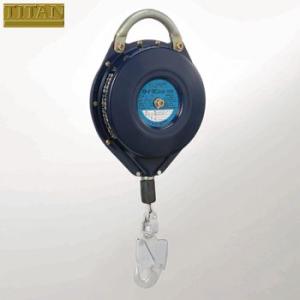 安全ブロック セーフティブロック 有効長さ 10m ワイヤーロープ式 台付