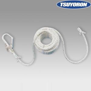 命綱の親綱 親綱 命綱 ロープ 藤井電工 ツヨロン 母線ロープ(昇降移動用親綱