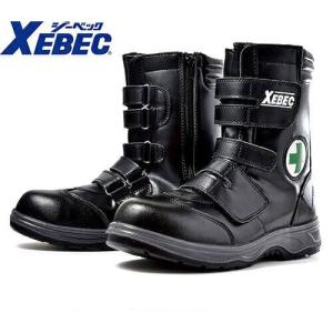 安全靴 ジーベック XEBEC 85105 セフティシューズ 先芯あり メンズ 男性用 作業靴 ロングブーツ ハイカット マジックテープ｜mamoru-k