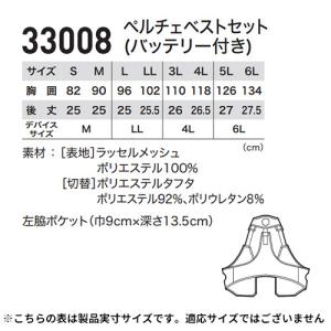 ペルチェ 冷却ベスト 33008 最新 202...の詳細画像1