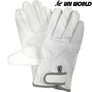 豚革手袋 マジックテープ ユニワールド 豚革スエード 当付マジック 総
