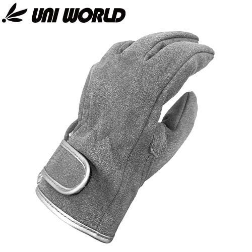 人工皮革手袋 マジックテープ ユニワールド 煌 革手袋 作業用革手袋 耐久性 軽量 柔らかい 人気 ...