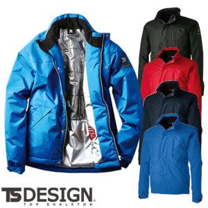 防寒ジャンパー 藤和 TS Design メガヒートESライトウォームジャケット 1846 作業着 防寒 作業服 軽量 撥水 防風 保温 透湿