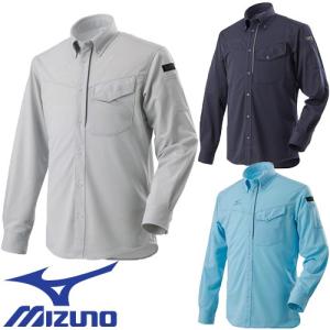 ミズノ MIZUNO ニットワーク長袖シャツ F2JC859104、F2JC859114、F2JC859119｜mamoru-k