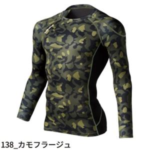 冷感インナー 長袖 メンズ 75124 ゴルフ...の詳細画像5