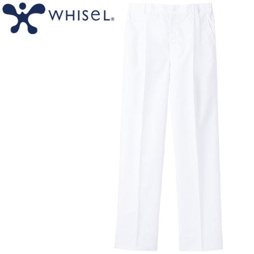 パンツ ツータック WH10416 白衣 ズボン 自重堂 whisel ホワイセル メンズ 白パンツ...