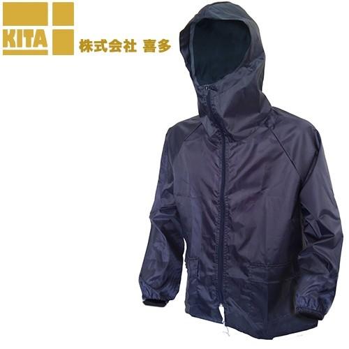 ヤッケ 上着 喜多 前開きヤッケ No80 小雨 対策