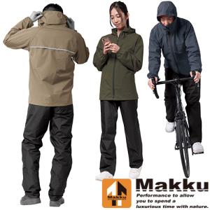 合羽 上下セット Makku マック さりげないレインウェアセットアップ AS