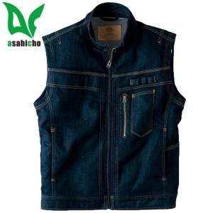 作業服 デニム 長袖シャツ Asahicho 旭蝶繊維 K123 作業着 通年 秋冬