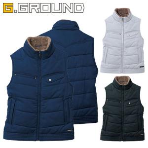防寒ベスト 桑和 SOWA G.GROUND 防寒ベスト 5506 作業着 防寒 作業服