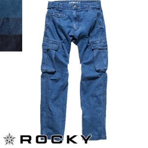 作業服 デニム レディースカーゴパンツ Asahicho 旭蝶繊維 K121 作業着