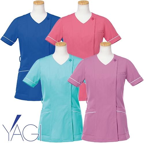 半袖 スクラブジャケット 医療 リゼルヴァ RISERVA レディース R8747 医師 看護師 ナ...