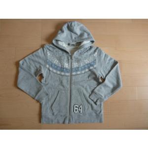 ブルークロス ボーイズ blue cross 子供服 長袖 ジップアップ パーカー M 150cm ★3 キッズ ジュニア ユーズド男の子 男児 ブランド USED アウトレット リサイク｜mana2