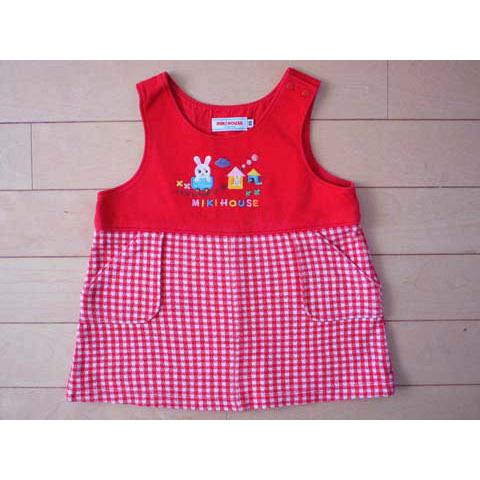 ミキハウス アウトレット 子供服 mikihouse ジャンパースカート 80cm ★3 キッズ ベ...