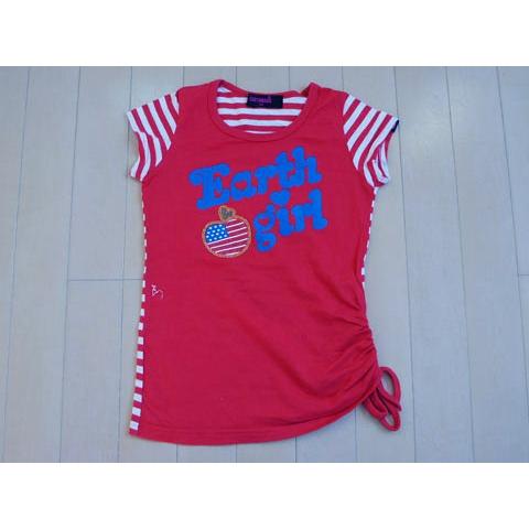 アースマジック EARTH MAGIC アウトレット 子供服 女の子 Tシャツ プルオーバー カット...