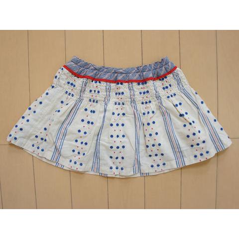 ファミリア familiar アウトレット 子供服 女の子 80cm ベビー服 スカート 白 春 夏...