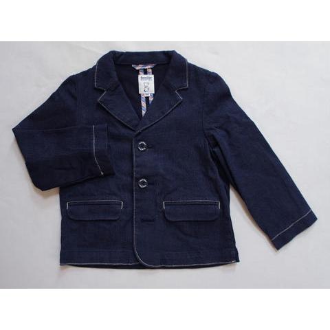 ファミリア familiar アウトレット 子供服 男の子 100cm 長袖 薄手 ジャケット デニ...