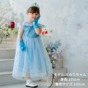 エルサ ドレス 手袋付 キッズ 子供用 子供 ...の詳細画像1