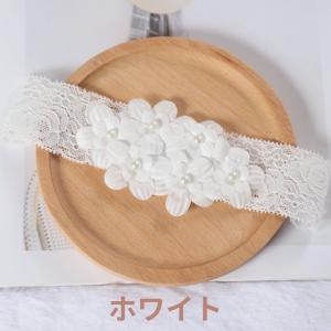 ベビー用 ヘアバンド ヘアーアクセサリー レー...の詳細画像2