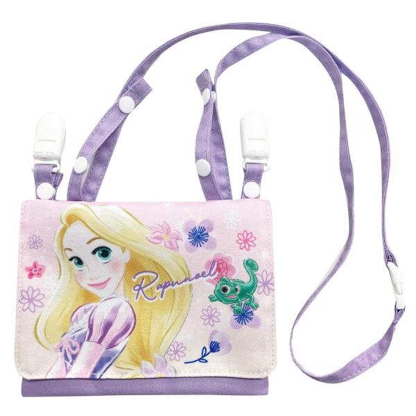 ラプンツェル ディズニープリンセス 移動 クリップ マルチ ポケット ポーチ お出かけ 付けポケット...