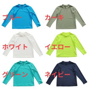 ラッシュガード キッズ 長袖 フードなし 子供...の詳細画像1