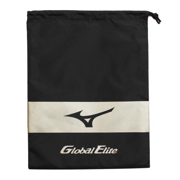 ミズノ[グローバルエリート シューズ袋 野球] 11GZ171000 ブラック×ゴールド