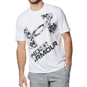UAテック XLロゴ ショートスリーブTシャツ [1384796-100] ホワイト メンズ Mサイズ｜manabespo