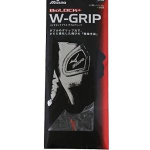 ミズノ [BIOLOCK+W-GRIP 指先ショート] ゴルフ手袋 45GM-02313 ブラック 24cm 左手用