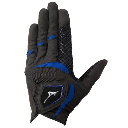 ミズノ W-GRIP手袋[左手用]5MJML051-27 ブラック×ブルー 22cm