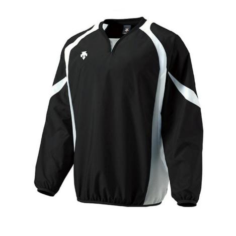 デサント [ウインドジャック ソフトウインドシャツ] PJ-320-BKWH ブラック×ホワイト M...