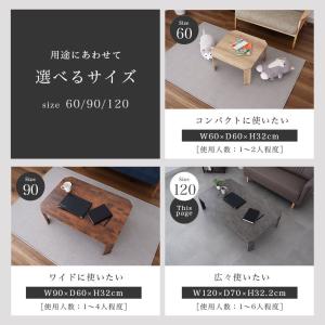 テーブル 折れ脚テーブル 120cm おしゃれ...の詳細画像5