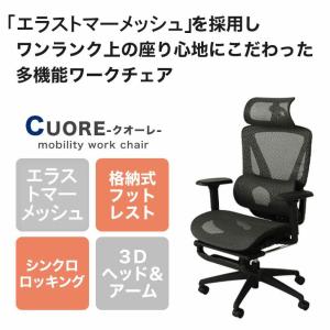 ワークチェア メッシュ ロッキング ヘッドギア...の詳細画像1