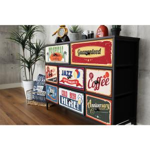 チェスト 3段 幅103 ヴィンテージ 収納 ...の詳細画像3