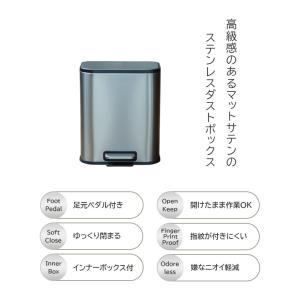 ゴミ箱 ダストボックス 20L 臭わない 脚踏...の詳細画像2