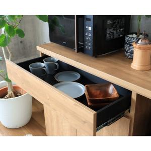 食器棚 おしゃれ 収納 完成品 引き戸 開き戸...の詳細画像5
