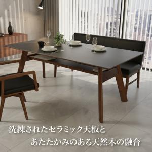 ダイニングテーブル セラミック 幅160cm ...の詳細画像1