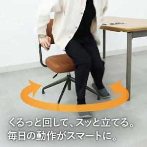 ダイニングチェア チェア 回転 肘付き 昇降 ...の詳細画像3