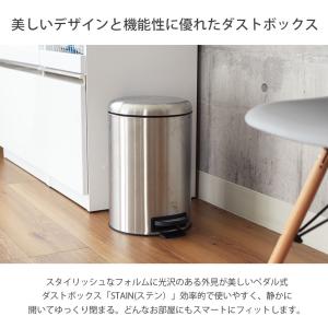ゴミ箱 ごみ箱 スチール ペダル式 ペダル式ゴ...の詳細画像1