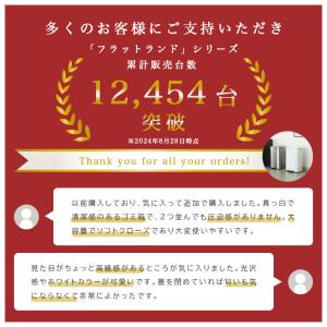 ごみ箱 ゴミ箱 50リットル 50L 白 ホワ...の詳細画像1