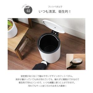 ゴミ箱 ごみ箱 3l 3リットル ペダル ペダ...の詳細画像4
