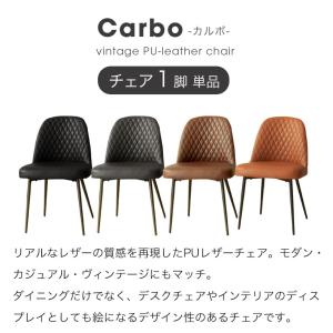 ダイニングチェア 1脚 椅子 チェア PUレザ...の詳細画像1