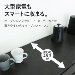 キッチンカウンター 幅160cm 天板コンセン...の詳細画像5