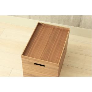 木製フタトレー 収納ボックス 木製 収納 トレ...の詳細画像3