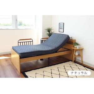 電動ベッド 電動ベット リクライニング宮棚付き...の詳細画像3