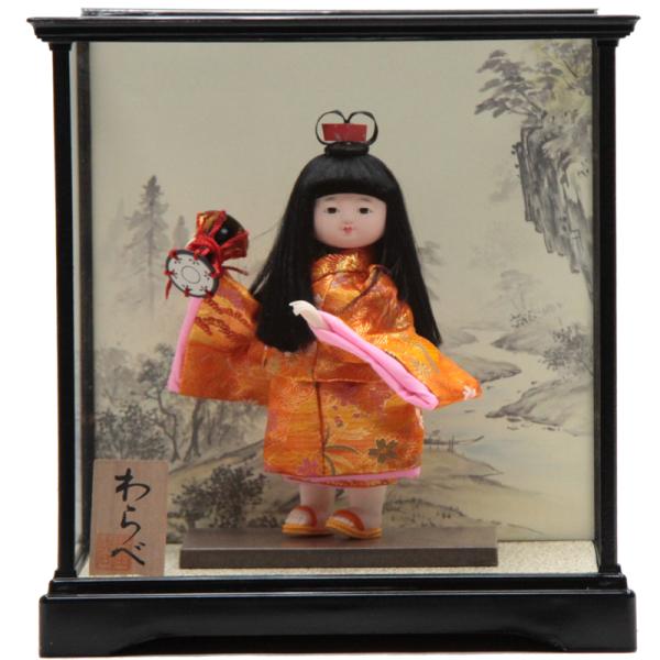 アウトレット品 雛人形ケース人形 6号 初音 童人形 わらべ 日本人形 22a-ya-2543