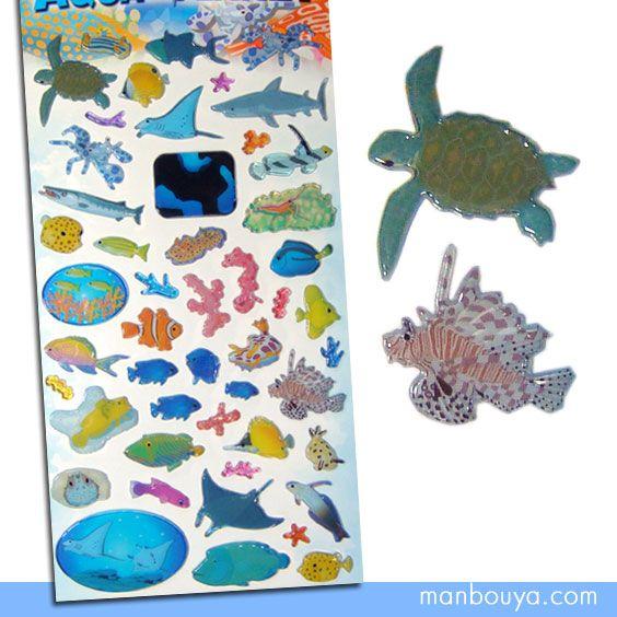 魚 シール 海の生き物 水族館グッズ AIPアクアプラネット アクアプラネット APS-02 メール...