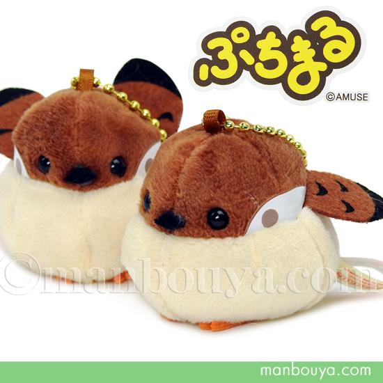 スズメ ぬいぐるみ すずめ アミューズ AMUFUN ぷちまる DX ふくふくことり 雀 4cm メ...